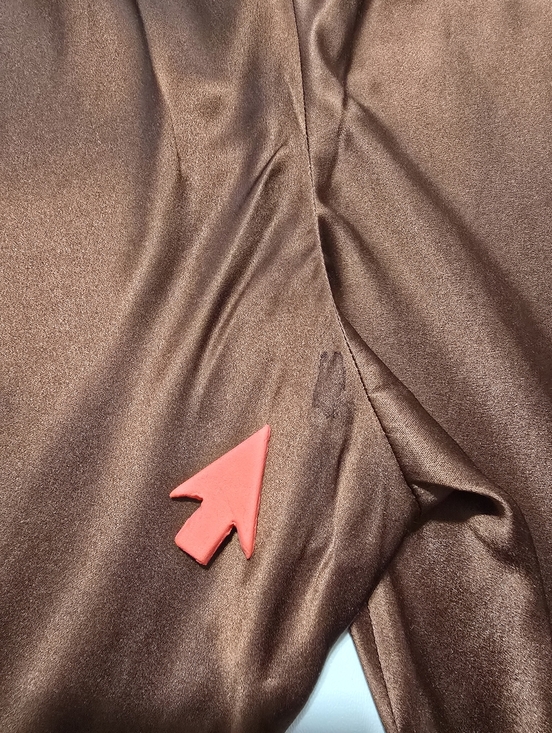 Silk Laundry Brown Bias Cut Pants Size XS - Picture 13 of 15